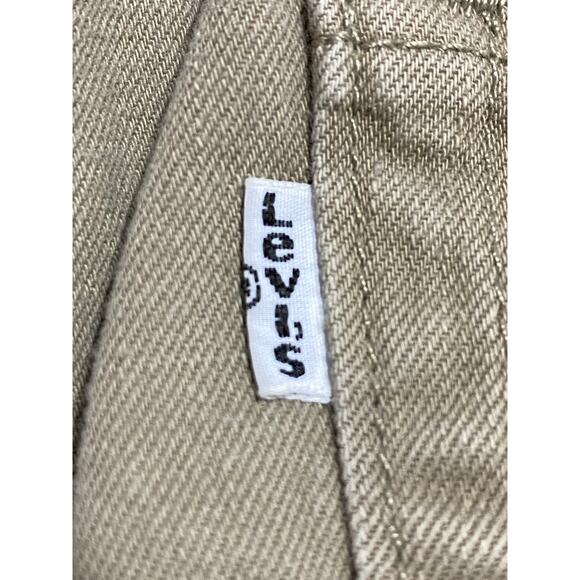 Levi's 514 Tan Jeans White Label Mens Size 34x34 - Picture 4 of 10